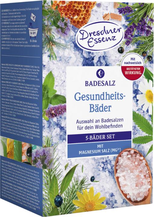 Dresdner Essenz DRESDNER Set Gesundheitsbaeder 5x60g (1030.75 ml, Badeperlen)