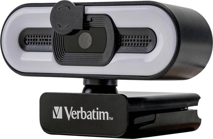 Produktbild Verbatim Webcam mit Mikro+Licht AWC-02 1080p Autof (2 Mpx)