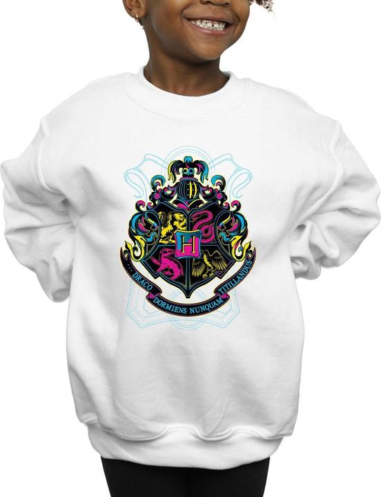 Image du produit - Sweat NEON HOGWARTS CREST - Fille (140, 146)
