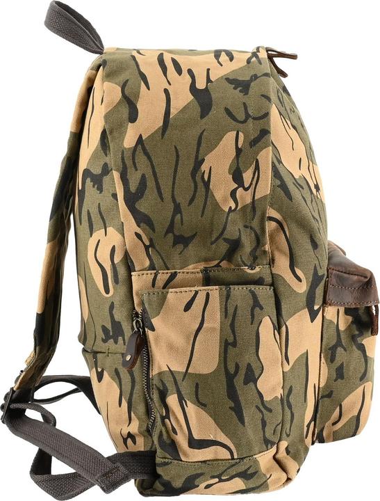 Actual product image Army Shop Canvas rucksack with camouflage pattern (25 l)