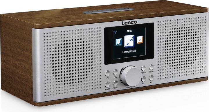 Actual product image Lenco DIR-170, DAB+ Internet Radio, Walnut (Web radio, DAB+, Bluetooth)