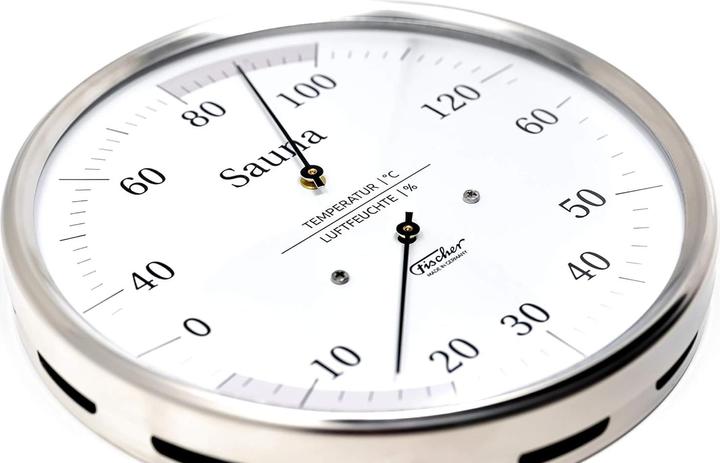 Actual product image K. Fischer Sauna thermohygrometer