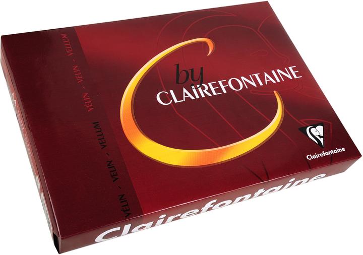 Actual product image Clairefontaine Watermark paper C by A4, 100 g/m2, white, pack of 250 sheets (100 g/m², A4)