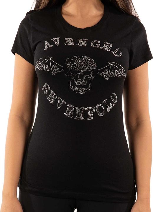 Immagine prodotto Avenged Sevenfold Death Bat Maglietta Diamante Donna (S)