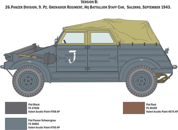 Produktbild 1:9 KDF. 1 Typ 82 Kübelwagen