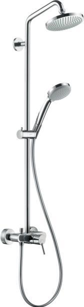 Image du produit hansgrohe Showerpipe CROMA 100 1jet DN 15, avec mitigeur chromé