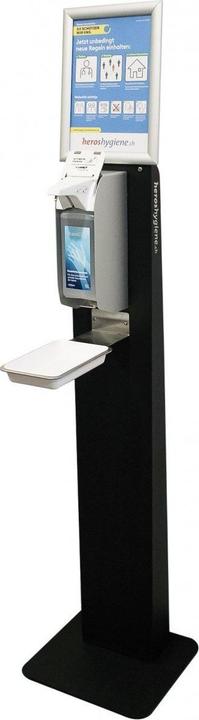 Produktbild Heroshygiene Desinfektionssäule mit Sensor Premium Desinfektionsmittelspender 1000ml
