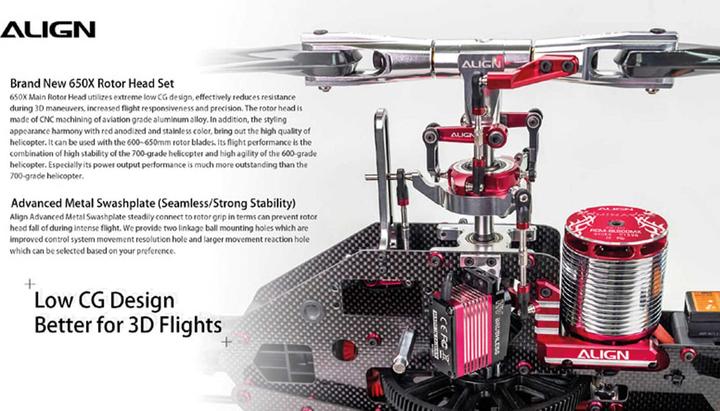 Actual product image Align Helicopter T-Rex 650X Dominator F3C Super Combo, Microbeast