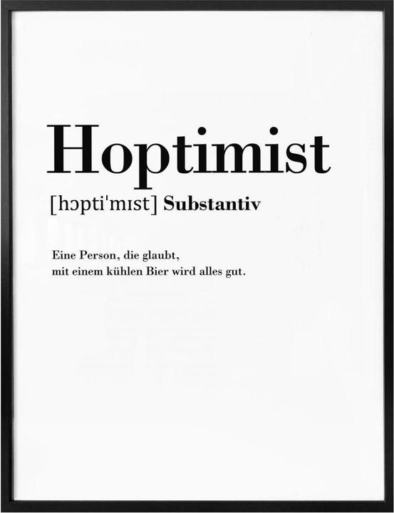 Image du produit Trenddeko Grammaire - Hoptimist (24 x 30 cm)