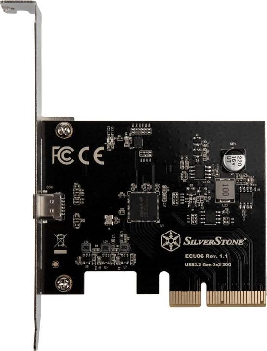 Image du produit Silverstone SST-ECU06, Carte d'interface USB-C 3.2 Gen 2x2 - PCIe