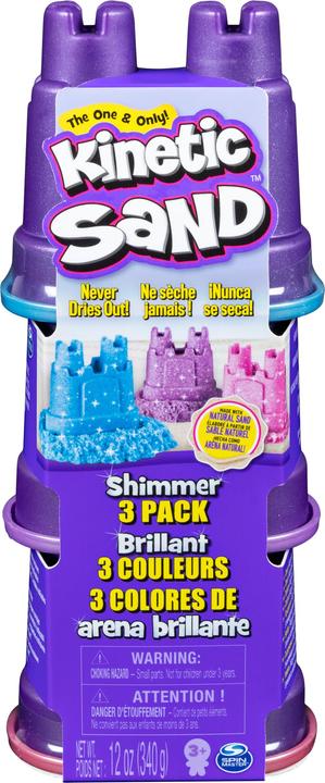 Actual product image Spin Master Kinetic Sand Shimmers Multi Pack