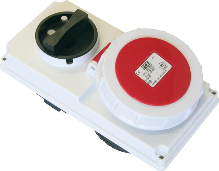 Produktbild PCE 60252-6 Abschaltbare Anbaudose 32A 5p 6h IP67