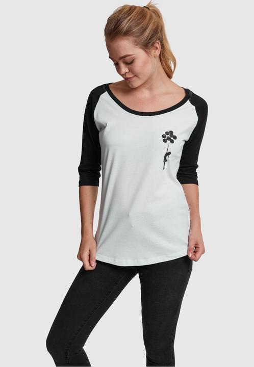 Image du produit Merchcode Ladies Brandalised - Banksy's Graffiti Balloons Raglan Tee (S)