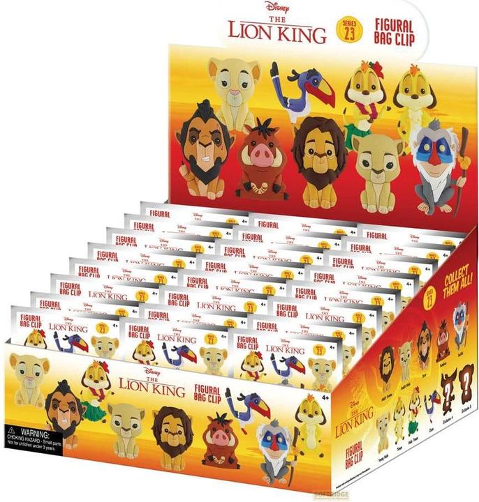 Monogram Int. Disney 3D PVC-Taschenanhänger Display Lion King (24)