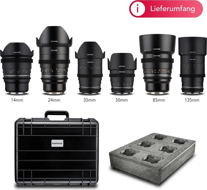Actual product image Samyang 24mm T1.5 MK2 Nikon F (Nikon F, Micro Four Thirds, APS-C / DX, full size)