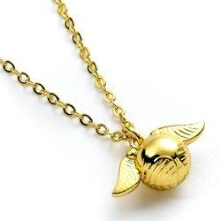 Carat Harry Potter Golden Snitch Gold Tone Necklace