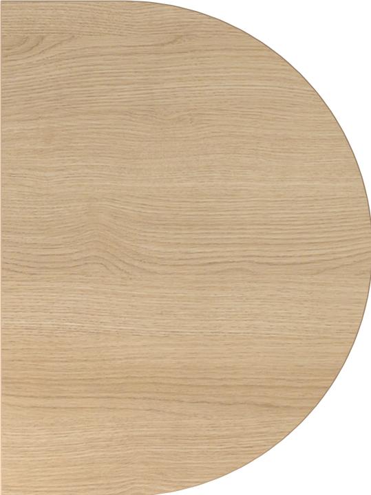 Produktbild Hammerbacher Anbautisch mit STF 60x80cm Eiche/Graphit