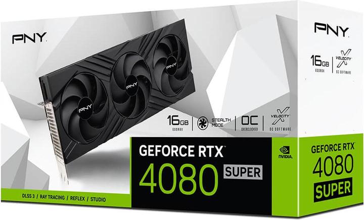 Actual product image PNY GeForce RTX 4080 SUPER 16GB VERT (16 GB)