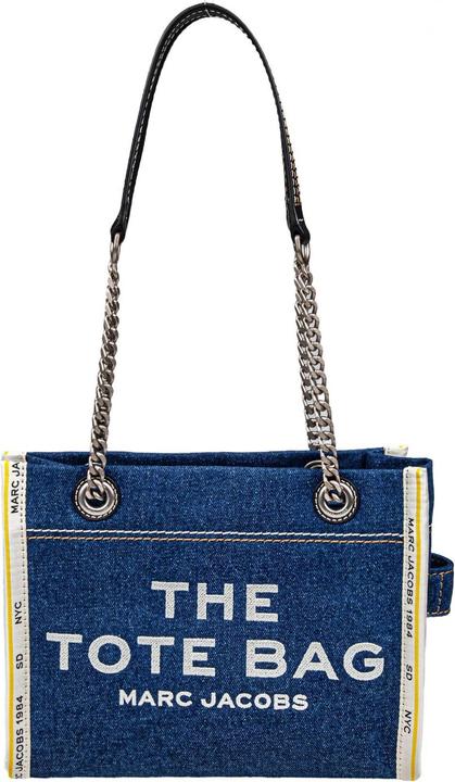 Immagine prodotto Marc Jacobs the small tote in blue denim with embroidered logo