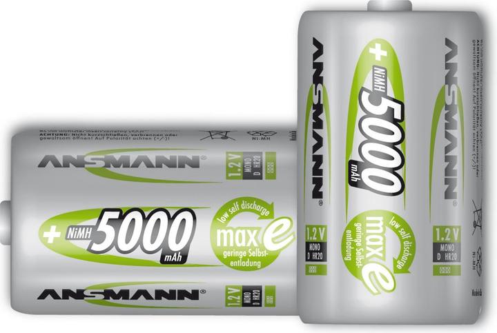 Image du produit Ansmann MaxE (1 pcs, D, 5000 mAh)
