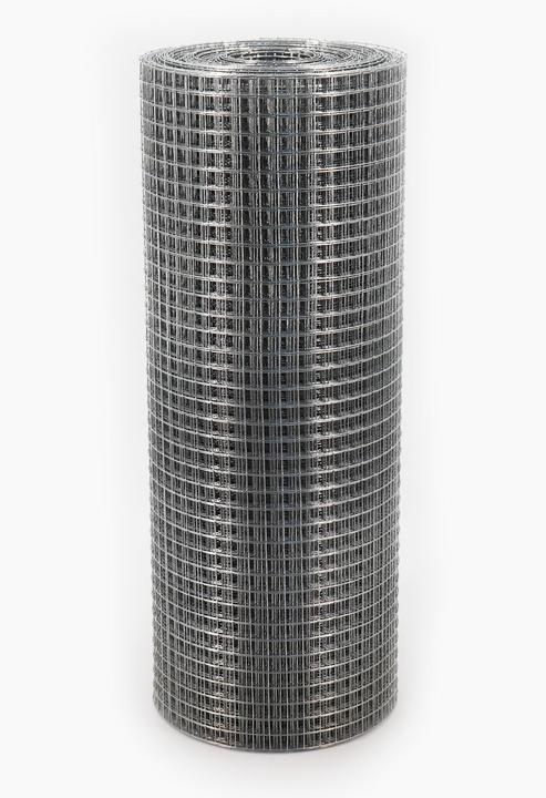 Actual product image Aquagart 135m x 0,5m Volierendraht Drahtgitter Schweissgitter Drahtzaun Feuerverzinkt