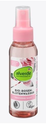 Actual product image dm alverde Organic rose blossom water (100 ml, Face mist)