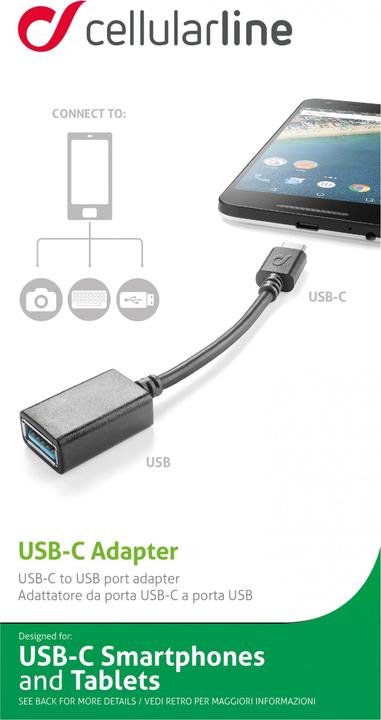 Produktbild Cellularline USB to USB-C Adapter