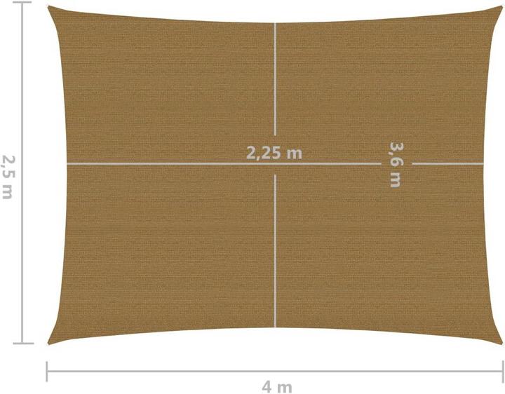 Image du produit VidaXL Sonnensegel (250 x 400 cm)