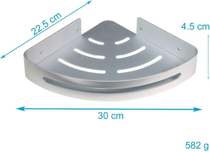Produktbild Intirilife Duschablage mit 2 Haken zum Bohren oder Kleben