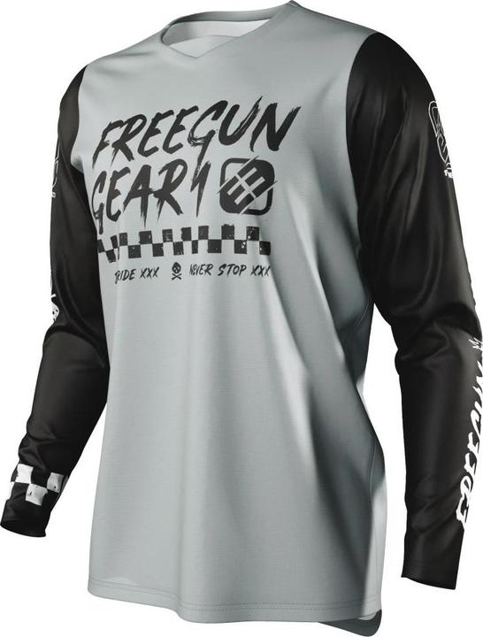 Shot FREEGUN DEVO SPEED Jersey grau L (L)