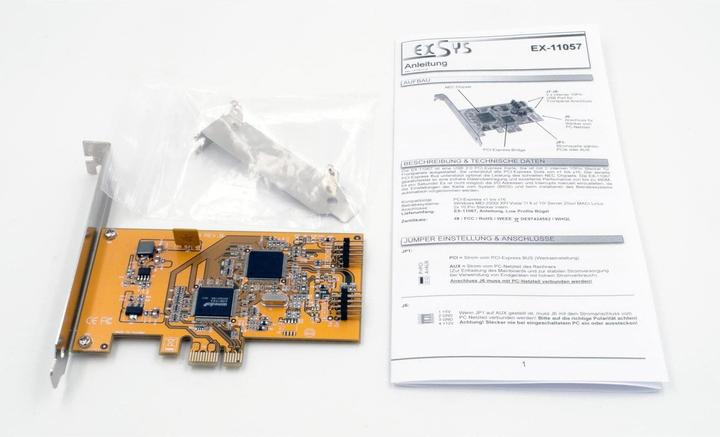 Produktbild Exsys EX-11057, USB 2.0 PCI-Express Karte