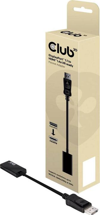 Produktbild Club 3D DisplayPort – HDMI (0.20 m, HDMI, DisplayPort)