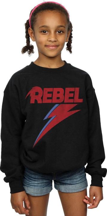 Immagine prodotto David Bowie Distressed Rebel Felpa Ragazze (140, 146)