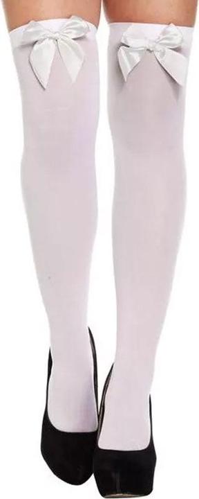 Produktbild Henbrandt Weisse Overknees mit weisser Schleife