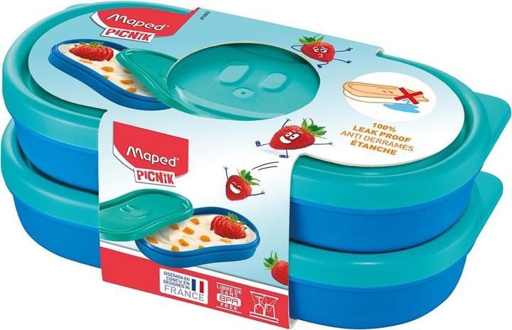 Maped Snackbox 150ml 2er Concept Kids blau