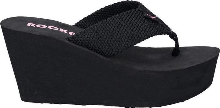 Produktbild Rocket Dog Diver Gewebe Slip On Pantoletten mit Keilabsatz (38)