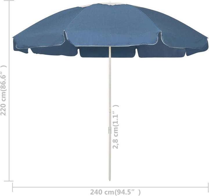 VidaXL Strandschirm (2.40 m)