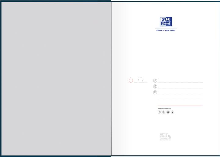 Actual product image Oxford Office (A4, Lined, Hardcover)
