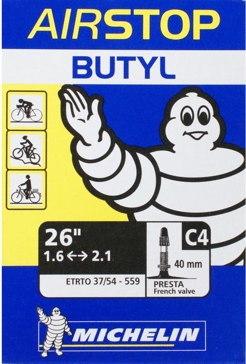 Actual product image Michelin Airstop C4 (Presta (SV), 26", 40 mm)