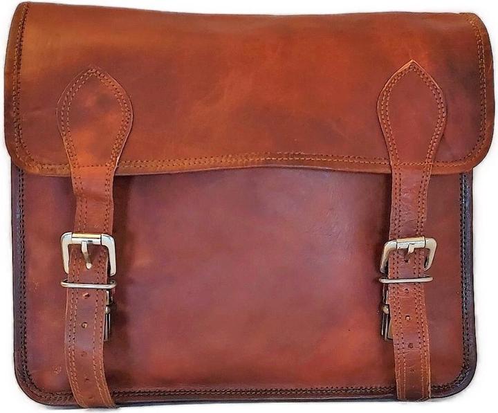 Actual product image Saora Nesta 13" Genuine Leather Business Laptop Bag (13", Universal)