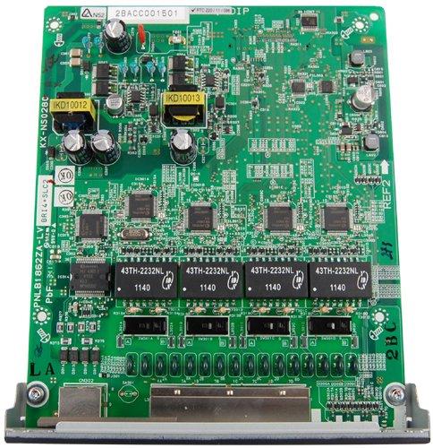 Produktbild Panasonic KX-NS0280X 4 Port BRI Karte (4 SO/8 ISDN Kanäle mit 2 analogen Nebenstellen) max. 1/System