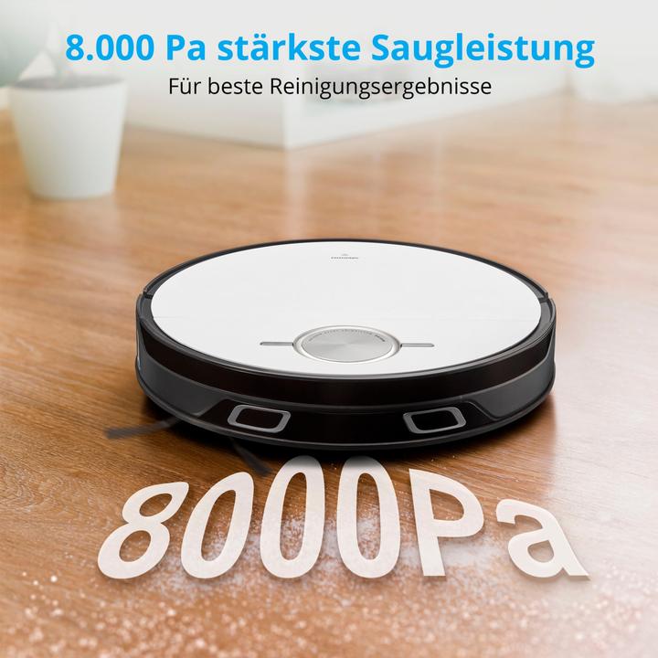 Productafbeelding Medion Zuig- en dweilrobot MD 20004 met Clean Base (Stofzuigrobot)