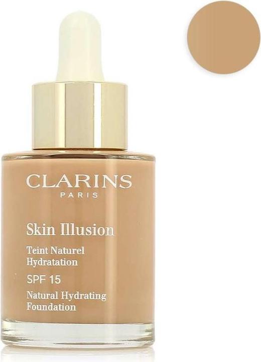 Actual product image Clarins Skin Illusion SPF15 No. 112 - Amber (No. 112 - Amber)