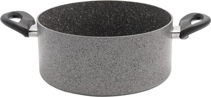 Ballarini Cortina Granitium cooking pot with two handles (24 cm, Pot, Aluminium)