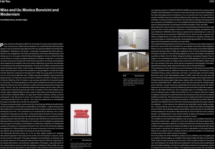 Produktbild I Do You (Deutsch, Englisch, Neue Nationalgalerie, Irina Hiebert Grun, Monica Bonvicini, Joachim Jäger, 2023)