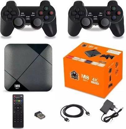 Produktbild iLike Tvix M8 Mini 2in1 4K Media Box + Retro Game console 2x Wi-Fi Controllers&6x Platform 8-64bit 500
