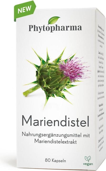 Image du produit Phytopharma Mariendistel (80 pièce(s), Capsules, 78 g)