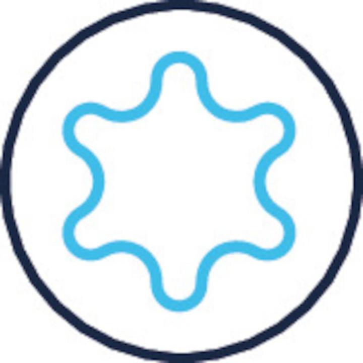 Image du produit Reisser R2 plus vis pour panneaux d'aggloméré, tête plate, entraînement TX, filetage partiel, ETA, 5,0 x (200 Vis par pièce)