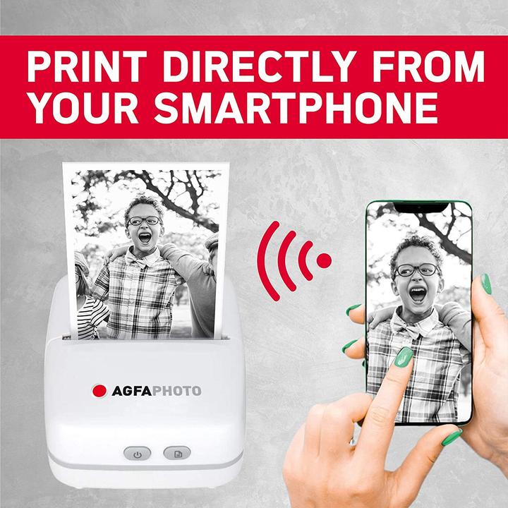 Actual product image AGFAPHOTO Photo printer (Thermal printing, Black and white)