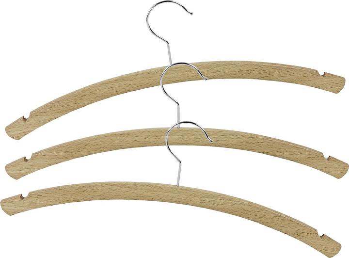 Bürstenmann Appendiabiti FSC con tacca 3 pz. (3 x)